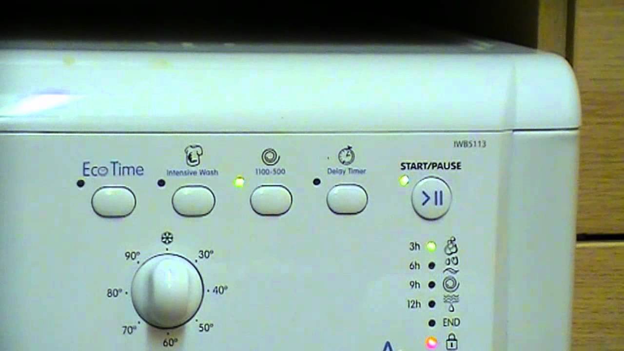 autotest lavatrice indesit